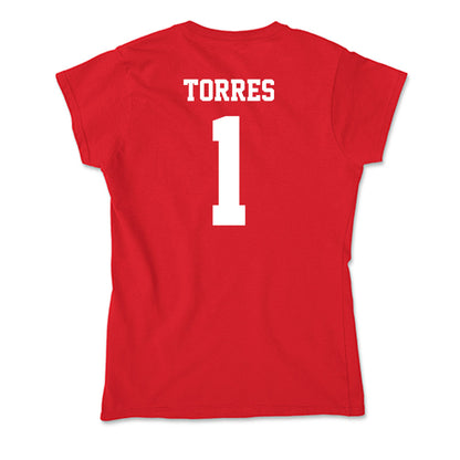 New Mexico - NCAA Football : Jahmir Torres - Soft Style Women’s T-Shirt-1