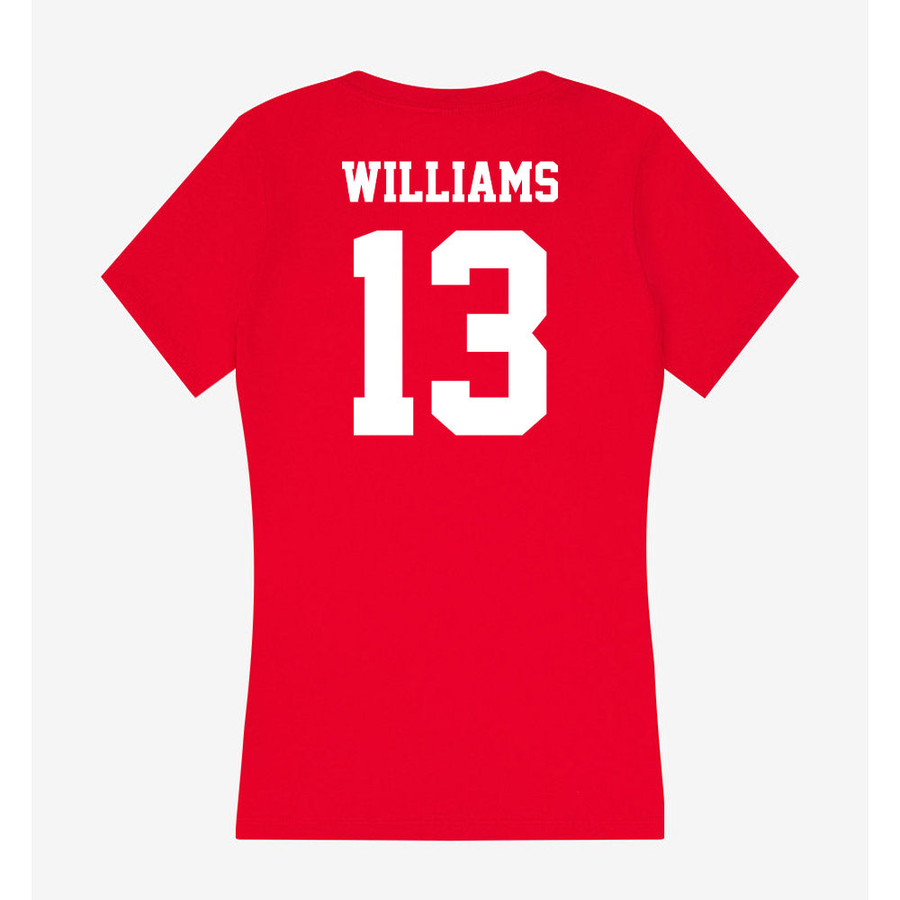 New Mexico - NCAA Softball : Briana Williams - Women's V-Neck T-Shirt-1