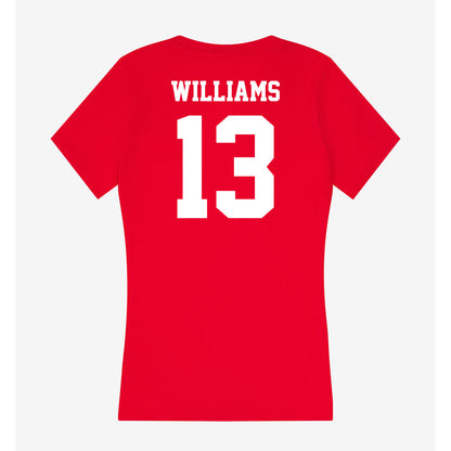 New Mexico - NCAA Softball : Briana Williams - Women's V-Neck T-Shirt-1