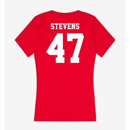 New Mexico - NCAA Football : Marcus Stevens - Women's V-Neck T-Shirt-1