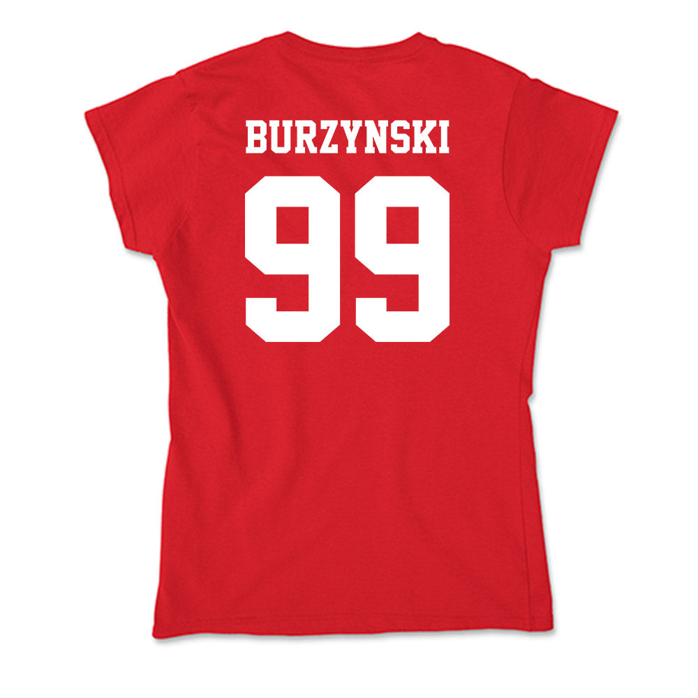 New Mexico - NCAA Football : Jack Burzynski - Soft Style Women’s T-Shirt-1