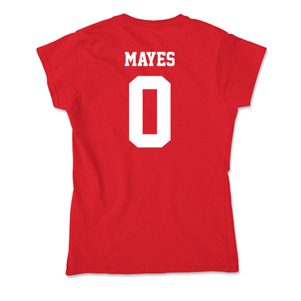 New Mexico - NCAA Men's Basketball : Hudson Mayes - Soft Style Women’s T-Shirt-1