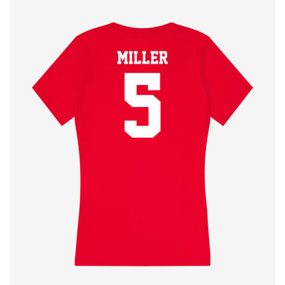 New Mexico - NCAA Baseball : Shane Miller - Women's V-Neck T-Shirt-1