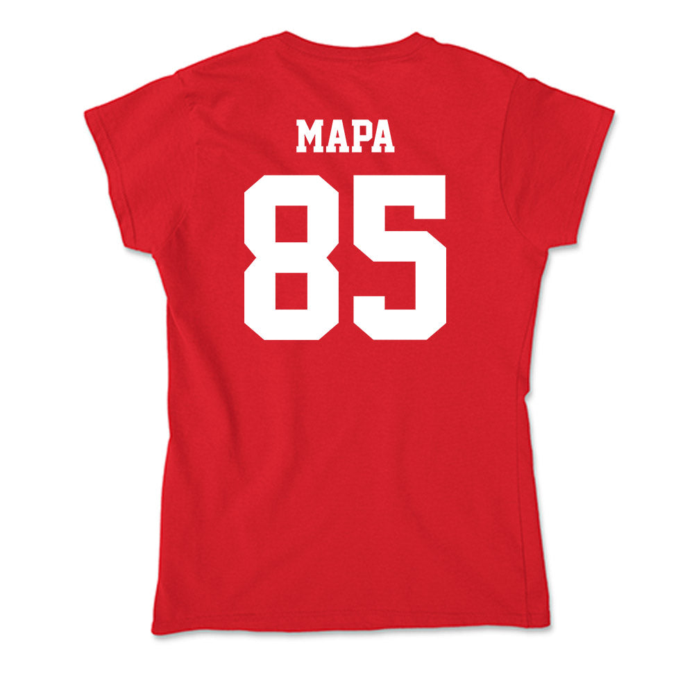 New Mexico - NCAA Football : Simon Mapa - Soft Style Women’s T-Shirt-1