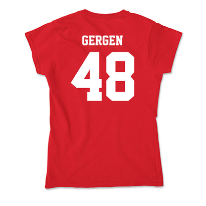 New Mexico - NCAA Baseball : Jacob Gergen - Soft Style Women’s T-Shirt-1