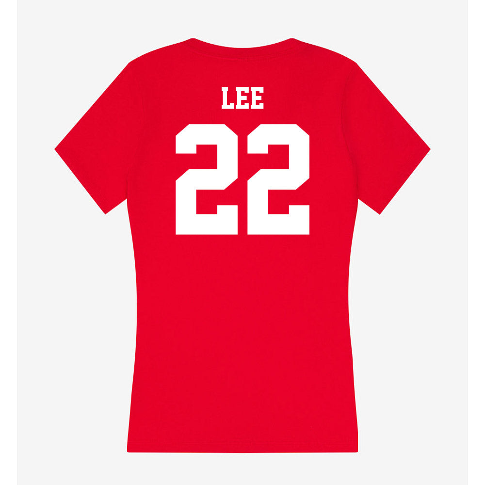 New Mexico - NCAA Baseball : Seth Lee - Women's V-Neck T-Shirt-1