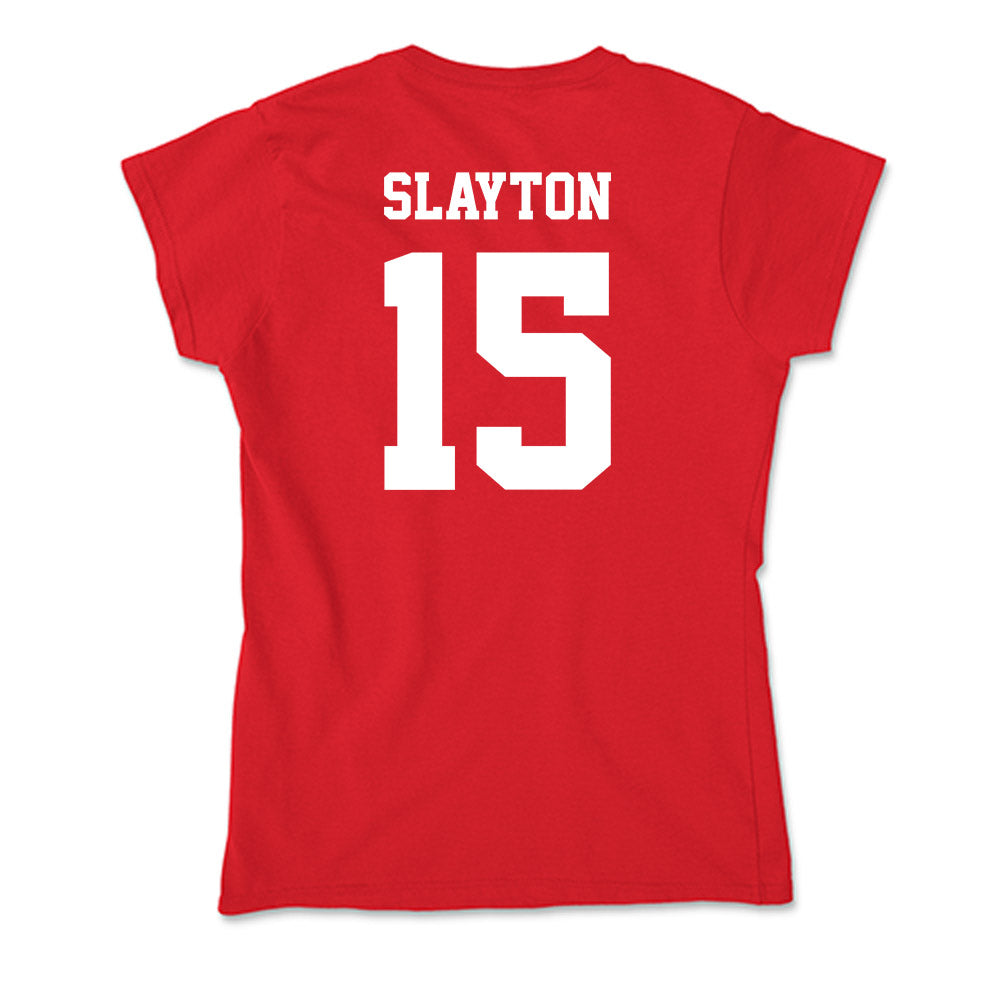 New Mexico - NCAA Football : Xavier Slayton - Soft Style Women’s T-Shirt-1
