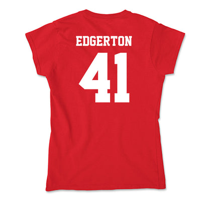 New Mexico - NCAA Baseball : Seth Edgerton - Soft Style Women’s T-Shirt-1