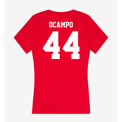 New Mexico - NCAA Softball : MiaLani Ocampo - Women's V-Neck T-Shirt-1