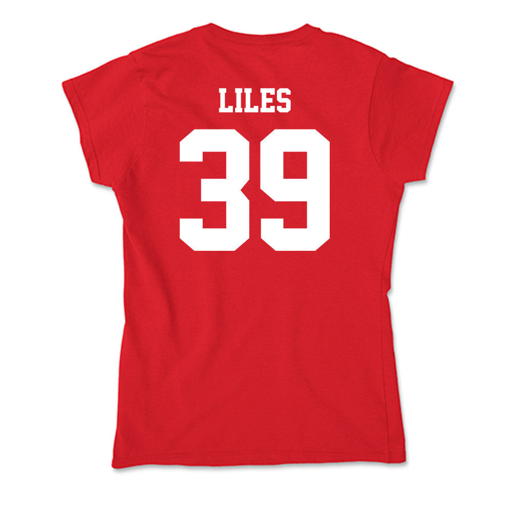 New Mexico - NCAA Football : Jaron Liles - Soft Style Women’s T-Shirt-1