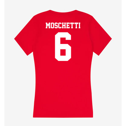 New Mexico - NCAA Women's Soccer : Angelina Moschetti - Women's V-Neck T-Shirt-1