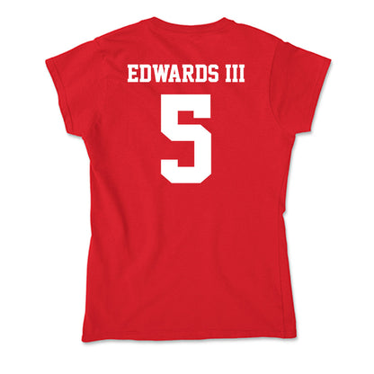 New Mexico - NCAA Football : Frankie Edwards III - Soft Style Women’s T-Shirt-1