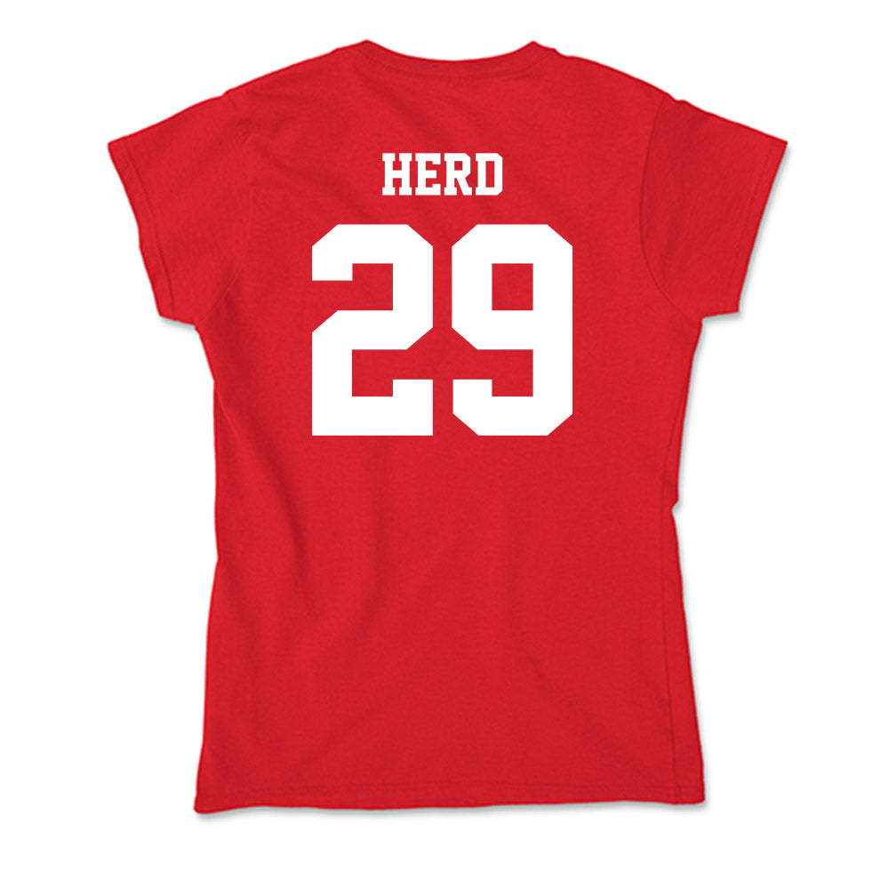 New Mexico - NCAA Baseball : Caleb Herd - Soft Style Women’s T-Shirt-1