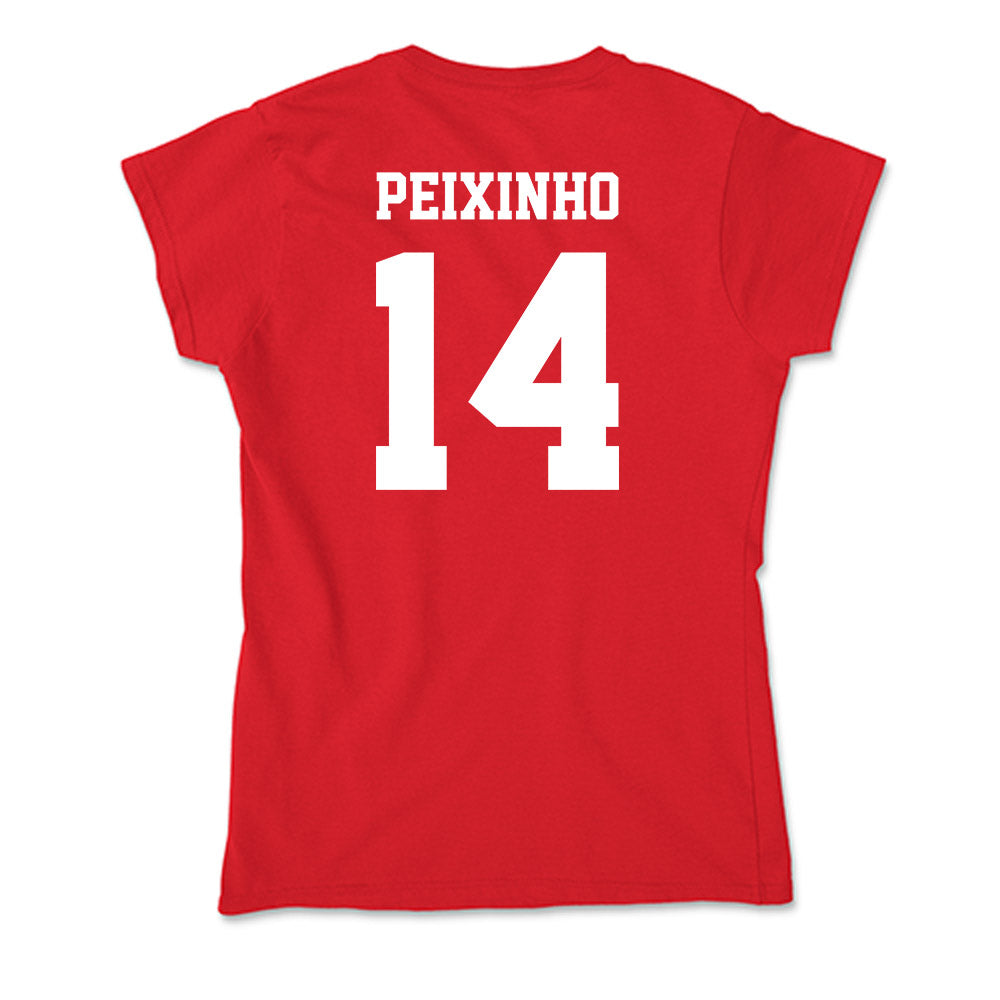 New Mexico - NCAA Women's Basketball : Leonor Peixinho - Soft Style Women’s T-Shirt-1