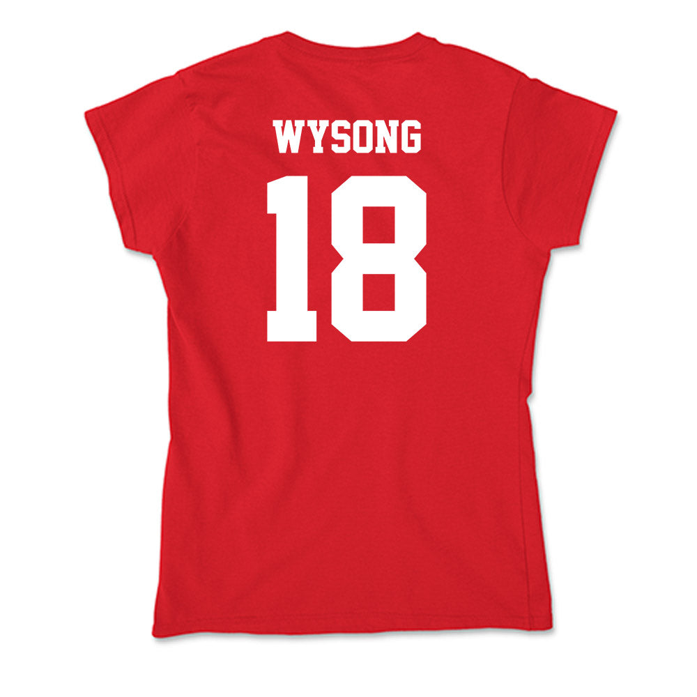 New Mexico - NCAA Football : Evan Wysong - Soft Style Women’s T-Shirt-1