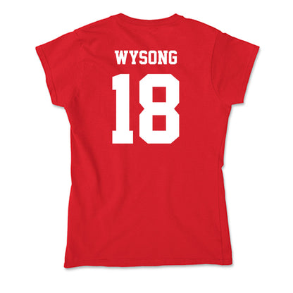 New Mexico - NCAA Football : Evan Wysong - Soft Style Women’s T-Shirt-1
