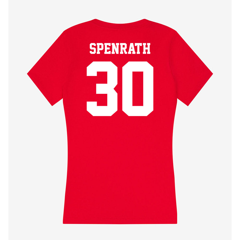 New Mexico - NCAA Baseball : Reed Spenrath - Women's V-Neck T-Shirt-1