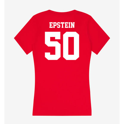 New Mexico - NCAA Football : Lincoln Epstein - Women's V-Neck T-Shirt-1