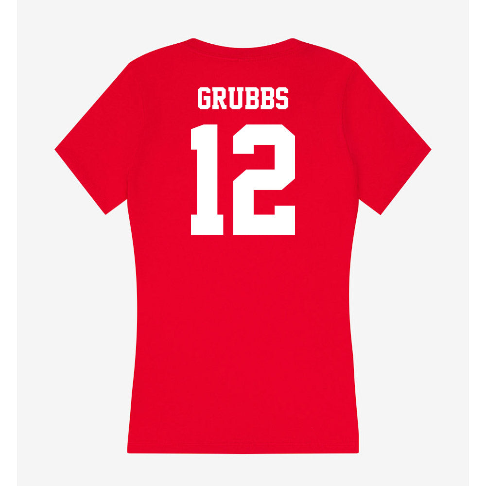 New Mexico - NCAA Baseball : Talor Grubbs - Women's V-Neck T-Shirt-1