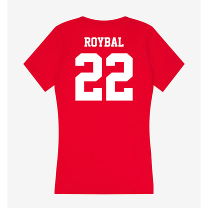 New Mexico - NCAA Women's Soccer : Claire Roybal - Women's V-Neck T-Shirt-1