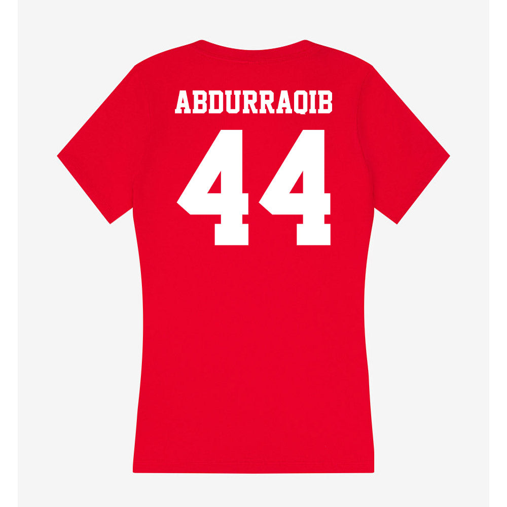 New Mexico - NCAA Women's Basketball : Laila Abdurraqib - Women's V-Neck T-Shirt-1