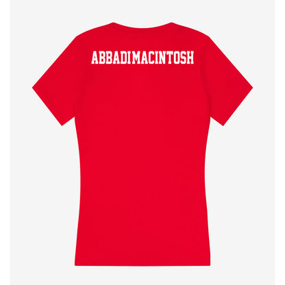 New Mexico - NCAA Women's Swimming & Diving : Esme Abbadi-MacIntosh - Women's V-Neck T-Shirt-1