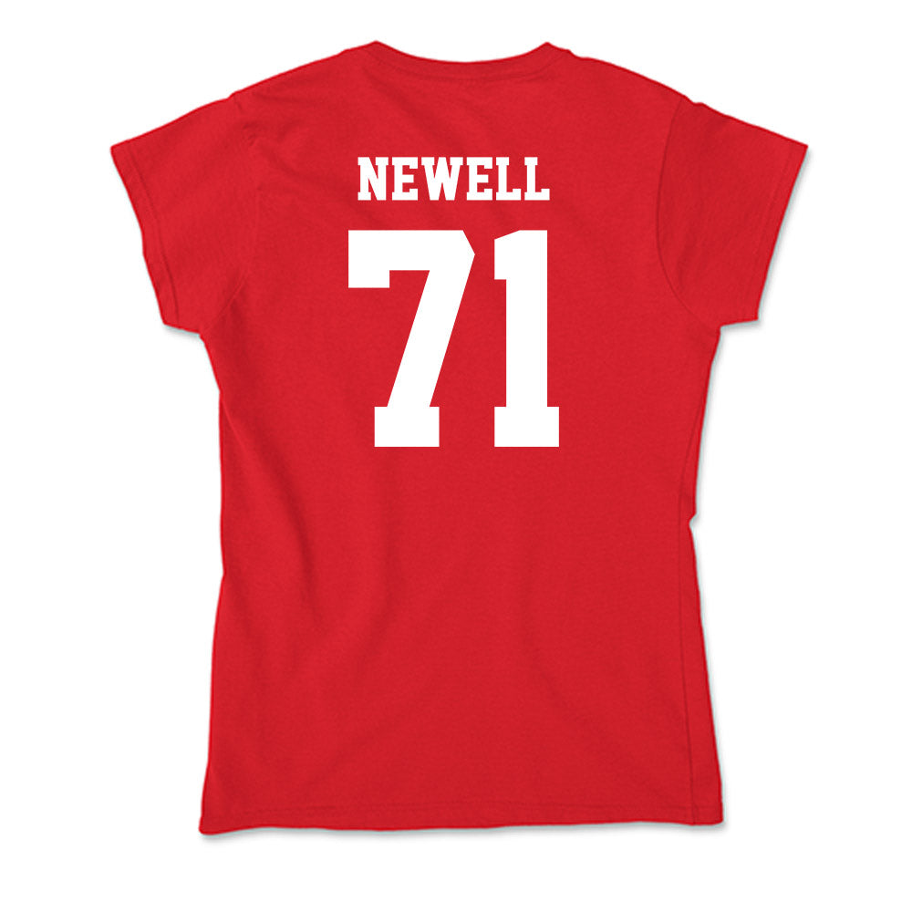 New Mexico - NCAA Football : Danzel Newell - Soft Style Women’s T-Shirt-1