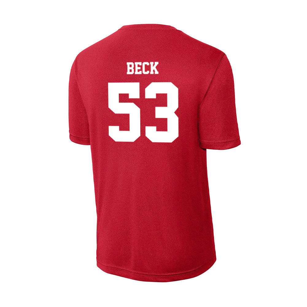 New Mexico - NCAA Football : Caden Beck - Activewear T-Shirt-1