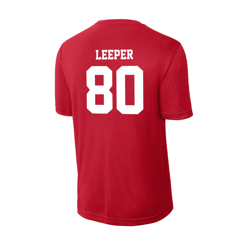 New Mexico - NCAA Football : Max Leeper - Activewear T-Shirt-1