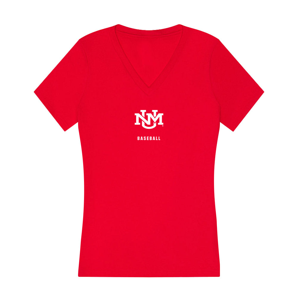 New Mexico - NCAA Baseball : Caleb Herd - Women's V-Neck T-Shirt-0