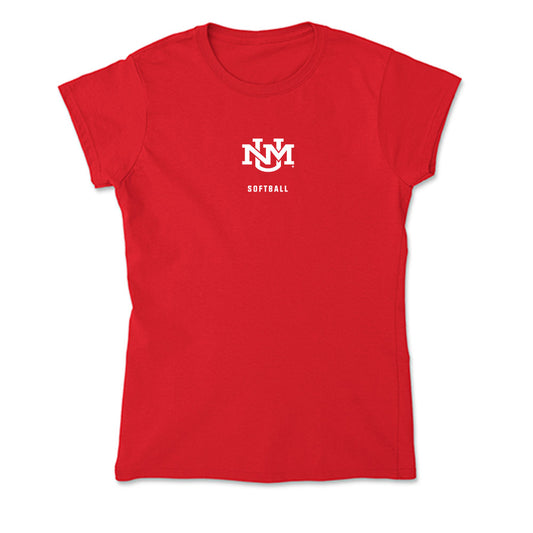 New Mexico - NCAA Softball : Caitlin Benningfield - Soft Style Women’s T-Shirt-0