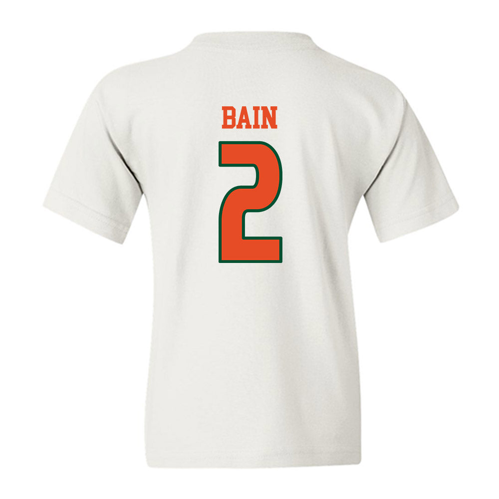 Miami - NCAA Women's Volleyball : Avery Bain - Replica Shersey Youth T-Shirt-1