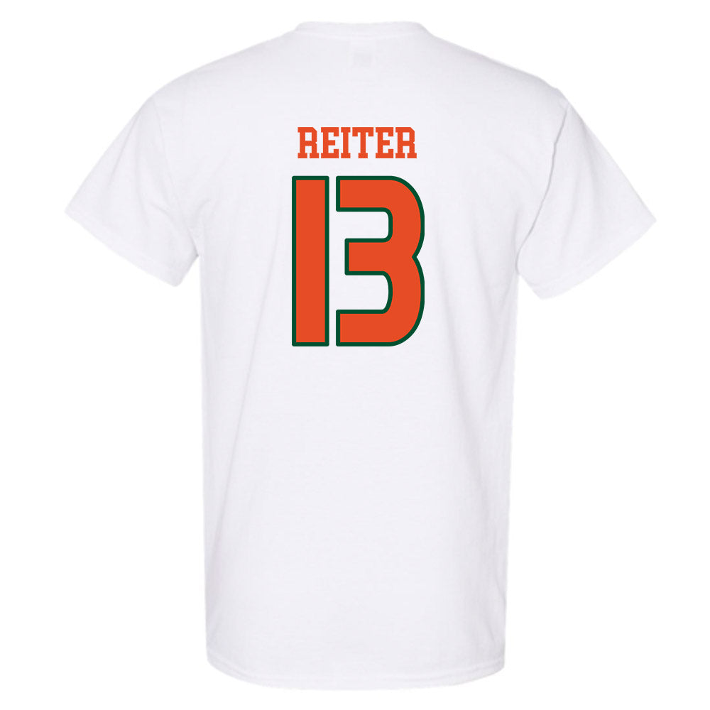 Miami - NCAA Women's Volleyball : Billie Reiter - Replica Shersey T-Shirt-1