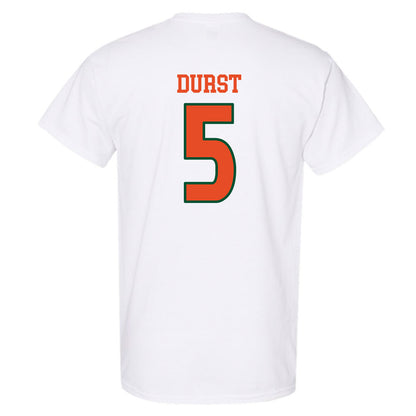 Miami - NCAA Women's Volleyball : Olivia Durst - Replica Shersey T-Shirt-1