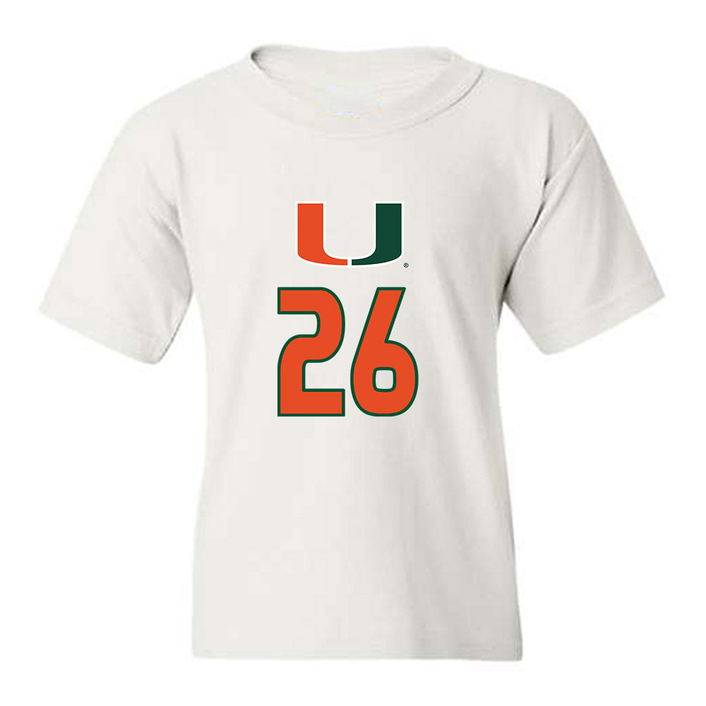 Miami - NCAA Women's Volleyball : Simone Baskin - Replica Shersey Youth T-Shirt-0