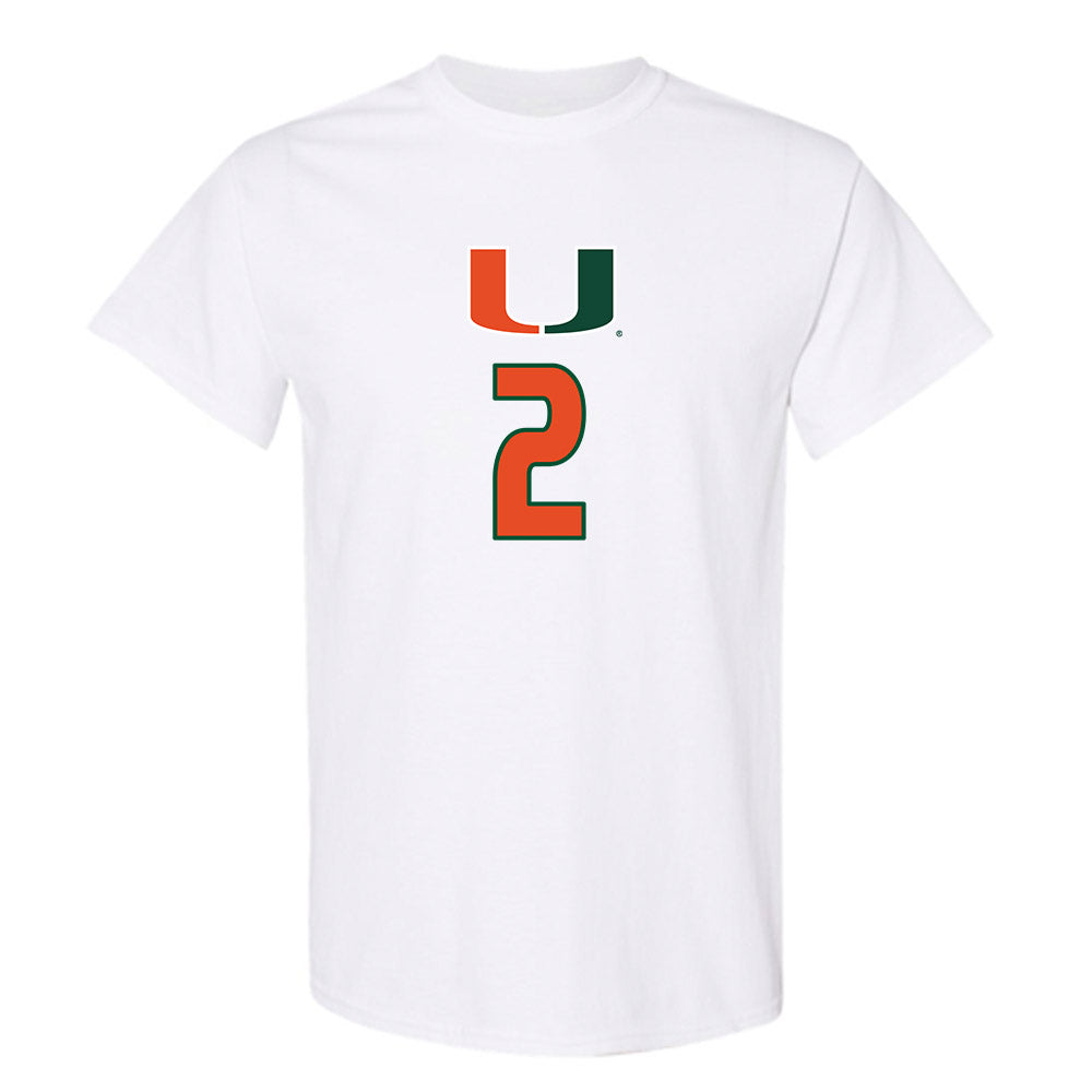 Miami - NCAA Women's Volleyball : Avery Bain - Replica Shersey T-Shirt-0
