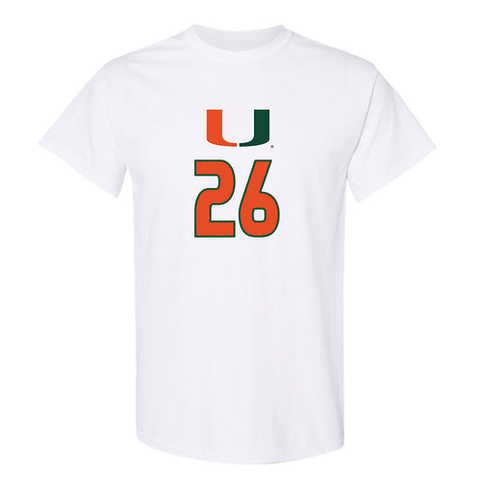 Miami - NCAA Women's Volleyball : Simone Baskin - Replica Shersey T-Shirt-0