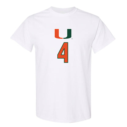 Miami - NCAA Women's Volleyball : Logan Wiley - Replica Shersey T-Shirt-0