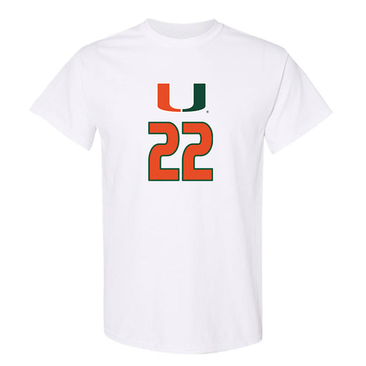 Miami - NCAA Women's Volleyball : Asia Harvey - Replica Shersey T-Shirt-0