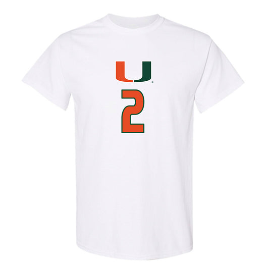Miami - NCAA Women's Volleyball : Avery Bain - Replica Shersey T-Shirt-0