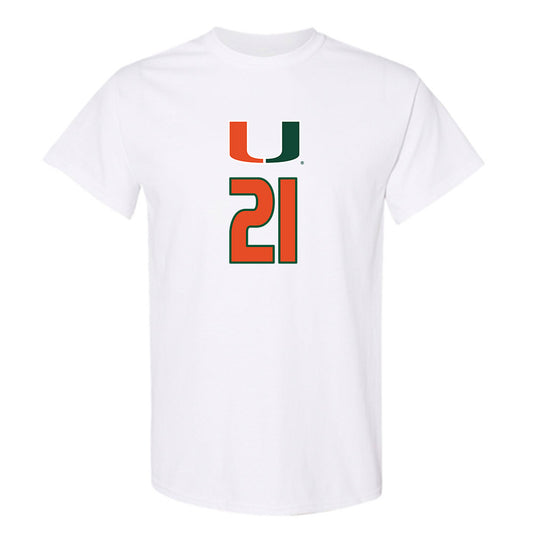 Miami - NCAA Women's Volleyball : Denitsa Angelova - Replica Shersey T-Shirt-0