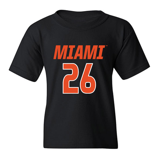 Miami - NCAA Women's Volleyball : Simone Baskin - Youth T-Shirt-0