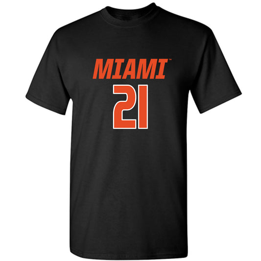 Miami - NCAA Women's Volleyball : Denitsa Angelova - T-Shirt-0