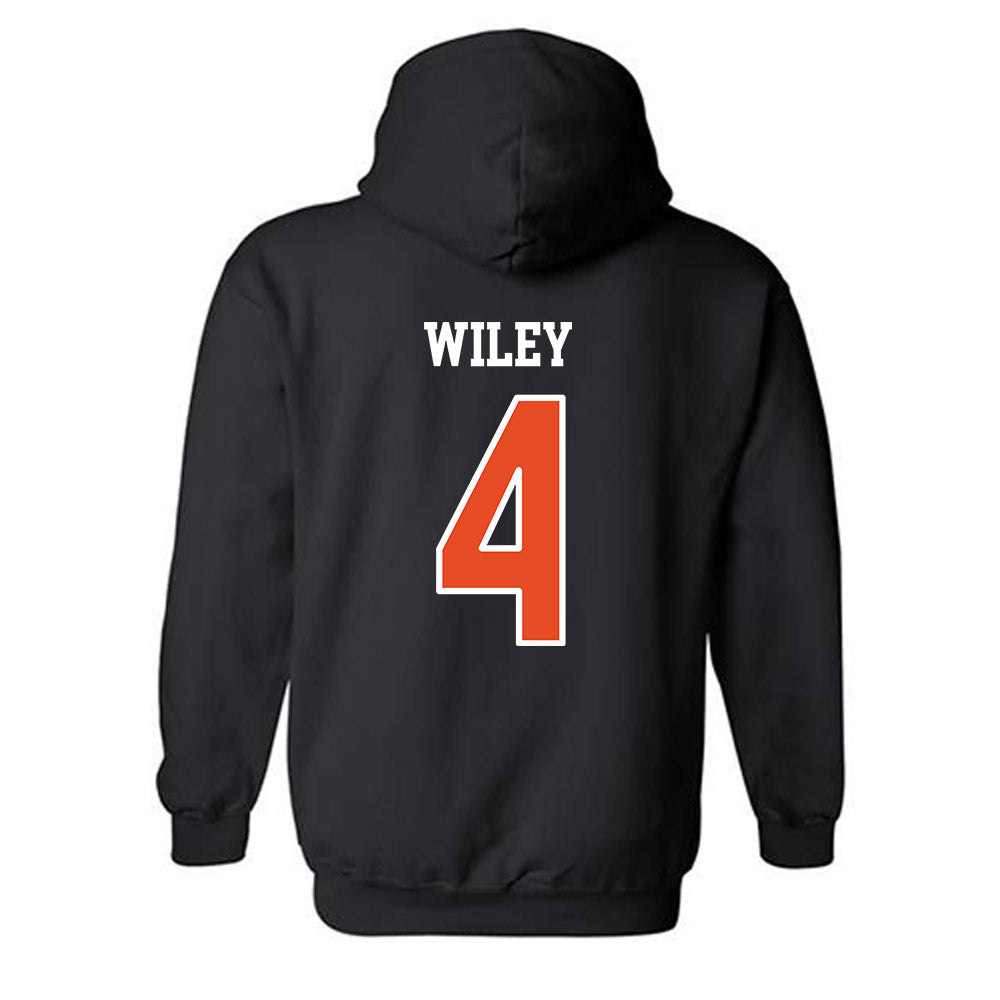 Miami - NCAA Women's Volleyball : Logan Wiley - Hooded Sweatshirt-1