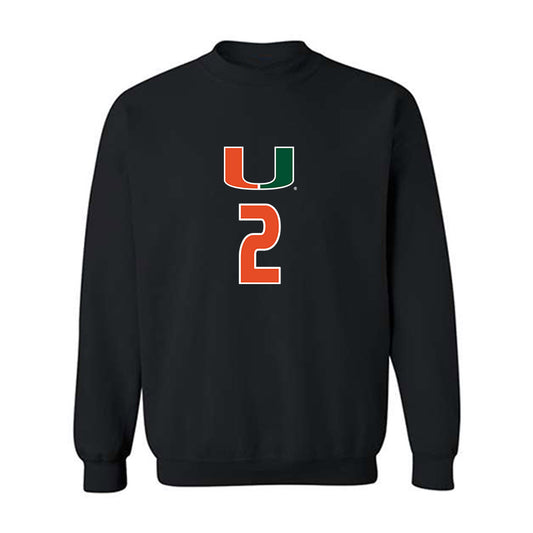 Miami - NCAA Women's Volleyball : Avery Bain - Crewneck Sweatshirt-0