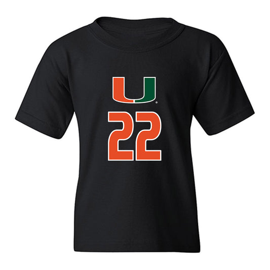 Miami - NCAA Women's Volleyball : Asia Harvey - Youth T-Shirt-0