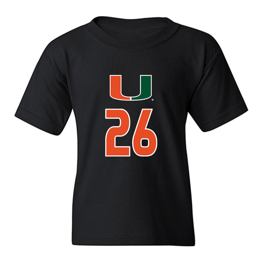 Miami - NCAA Women's Volleyball : Simone Baskin - Youth T-Shirt-0