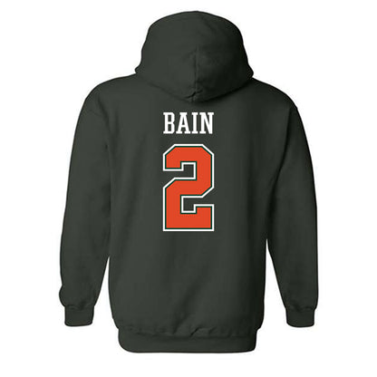 Miami - NCAA Women's Volleyball : Avery Bain - Graphic Hooded Sweatshirt-1