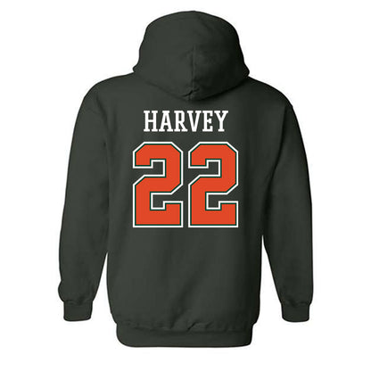 Miami - NCAA Women's Volleyball : Asia Harvey - Graphic Hooded Sweatshirt-1