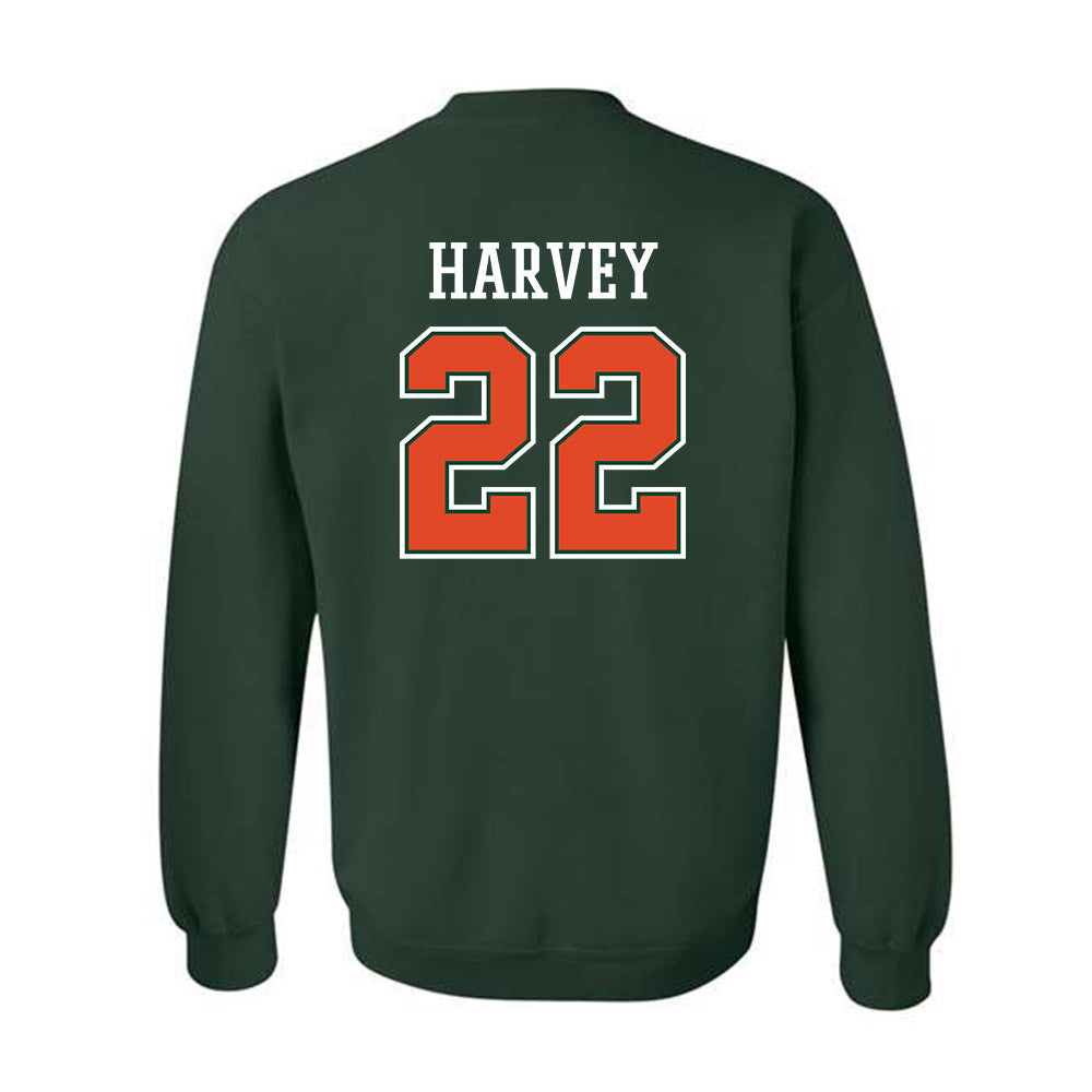 Miami - NCAA Women's Volleyball : Asia Harvey - Graphic Crewneck Sweatshirt-1